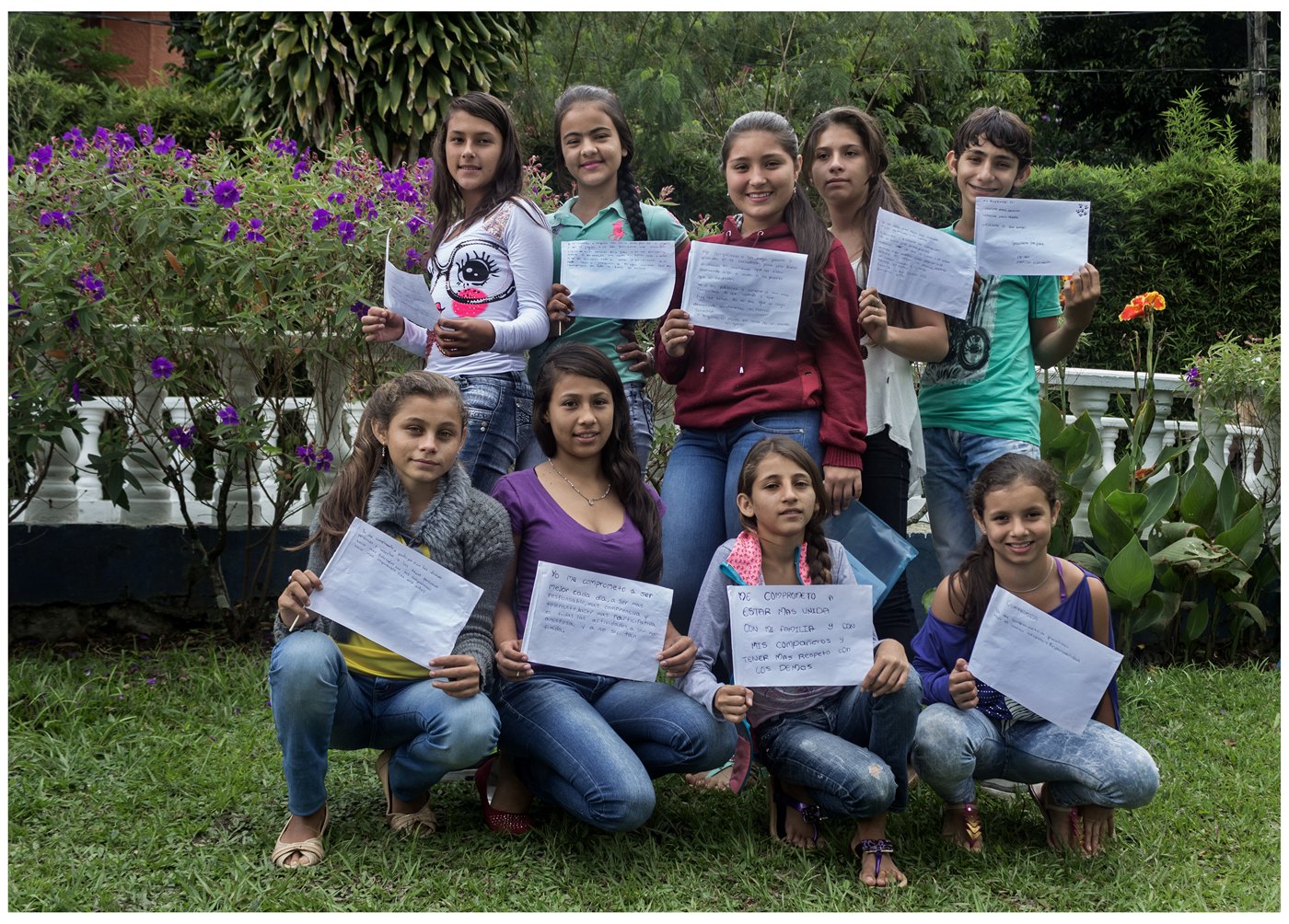 Taller con jóvenes de la fundación